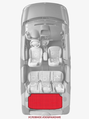 ЭВА коврики «Queen Lux» багажник для Лада 2114